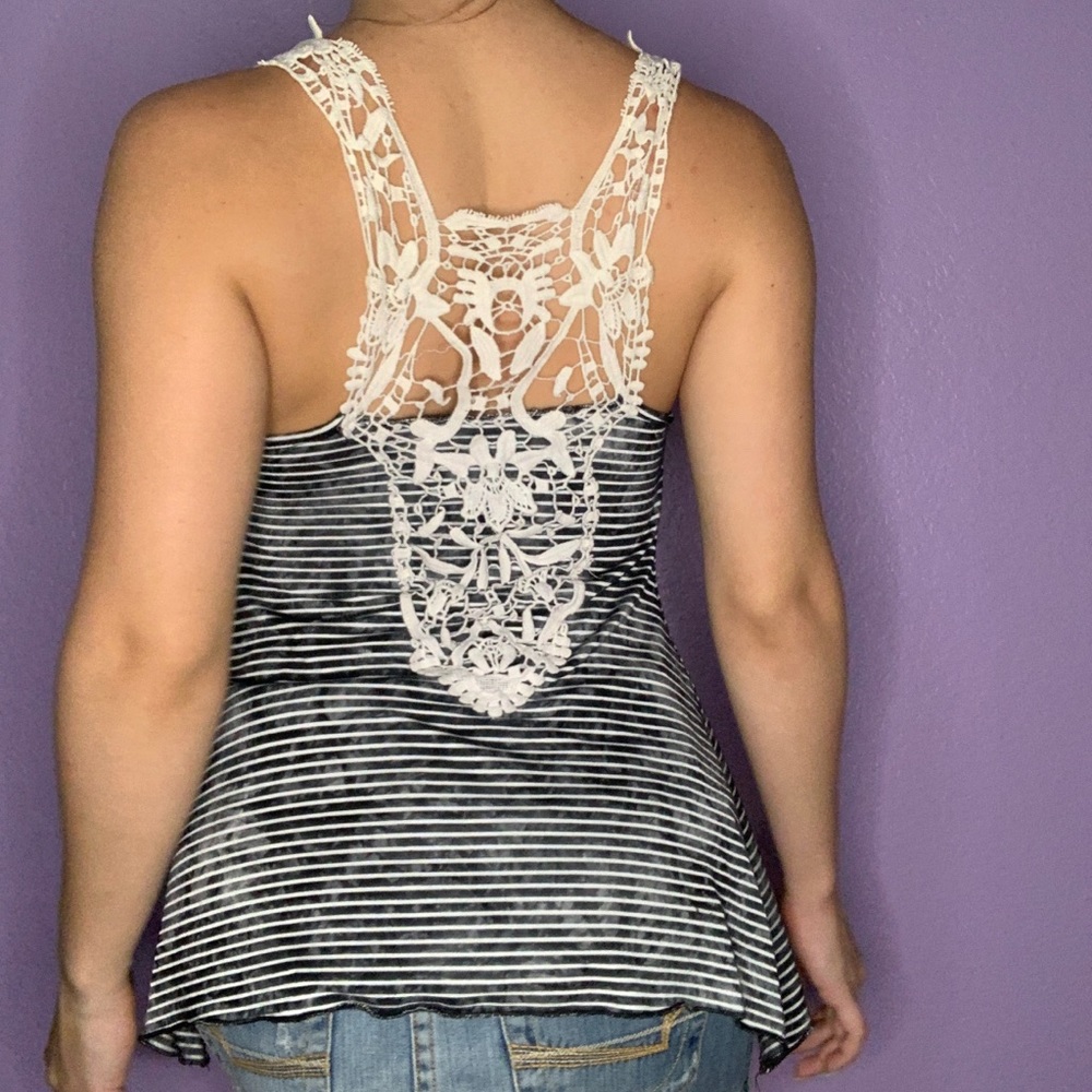 Vintage WetSeal lace back tank